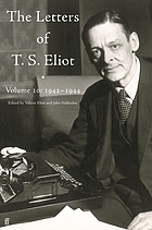 The letters of T.S. Eliot
