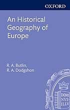 An historical geography of Europe