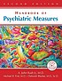 Handbook of psychiatric measures