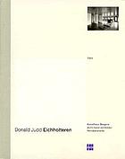 Donald Judd : Eichholteren