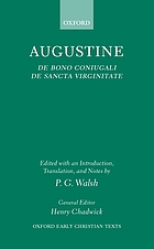 De bono coniugali ; De sancta uirginitate