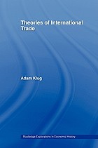 Theories of international trade