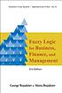 Fuzzy logic for business, finance, and management by  George Bojadziev 