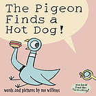 The pigeon finds a hot dog!