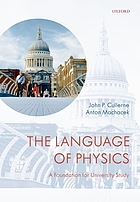 The language of physics : a foundation for university study