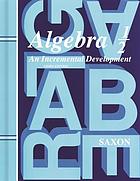 Algebra 1/2 : an incremental development