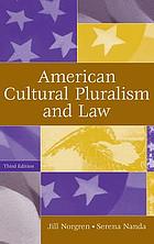 American cultural pluralism and law