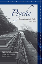 Psyche : inventions of the other