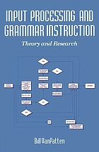 Input processing and grammar instruction in second language acquisition