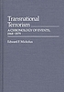 Transnational terrorism : a chronology of events,... von Edward F Mickolus