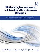 Methodological advances in educational effectiveness research