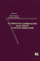 Alternative approaches to the study of sexual behavior