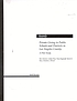 Private giving to public schools and districts in Los Angeles County : a pilot study