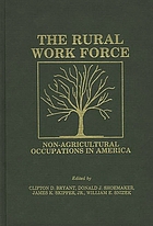 The Rural work force : non-agricultural occupations in America