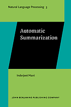 Automatic summarization