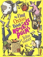 My first Oxford book of nonsense poems