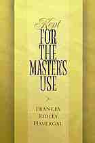Kept for the Master's use