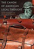 The canon of American legal thought