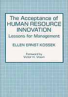 Organizational acceptance of human resource management innovation : strategic lessons for HRM