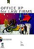 Office XP for law firms von Edward Jones