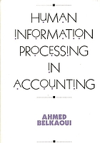Human information processing in accounting