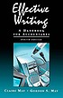 Effective writing : a handbook for accountants 著者： Claire Arevalo May