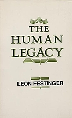 The human legacy
