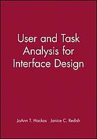 User and task analysis for interface design