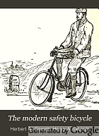 Modern safety bicycle.