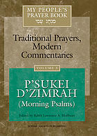 My people's prayer book : traditional prayers, modern commentaries