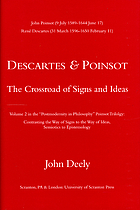 Descartes & Poinsot : the crossroad of signs and ideas