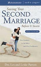 Saving your second marriage before it starts