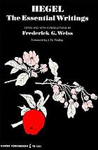 Hegel, the essential writings