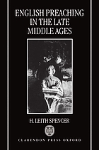 English preaching in the late Middle Ages