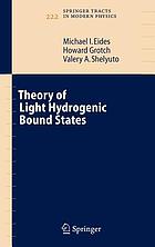 Theory of light hydrogenic bound states