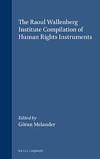 The Raoul Wallenberg Institute compilation of human rights instruments