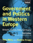 Government and politics in Western Europe : Britain, France, Italy, Germany
