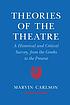 Theories of the theatre : a historical and critical... by Marvin A Carlson