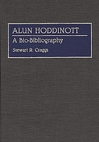 Alun Hoddinott : a bio-bibliography