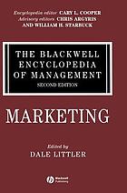The Blackwell encyclopedia of management