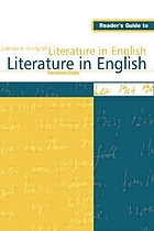 Reader's guide to literature in English