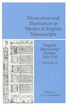 Decoration and illustration in medieval English manuscripts