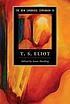 The new Cambridge companion to T.S. Eliot by Jason Harding