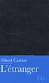 L'étranger von Albert Camus