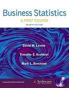Business statistics : a first course
