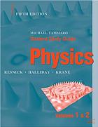 Student study guide : to accompany volumes one and two [of] Physics, fifth edition [by] David Halliday, Robert Resnick, Kenneth Krane