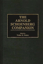 The Arnold Schoenberg companion