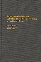 Segregation in federally subsidized low-income housing in the United States