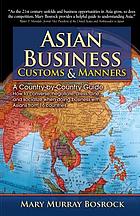 Asian business customs & manners