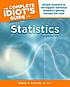 The complete idiot's guide to statistics door  Robert A Donnelly 